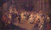 Hieronymus Janssens, Charles II Dancing at a Ball at Court (mk25)